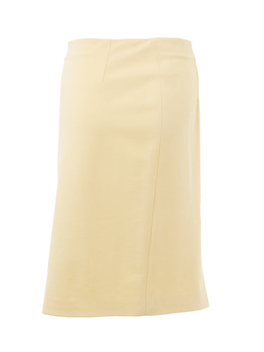 Elegant Yellow Pencil Skirt